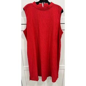 Eileen Fisher Red Midi Dress